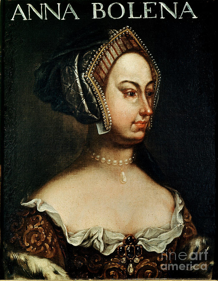 Portrait Of Anne De Boleyn Painting by English School - Fine Art America