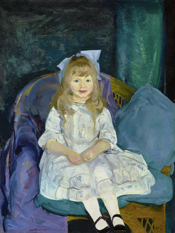 George Wesley Bellows Painting - Portrait of Anne by George Bellows