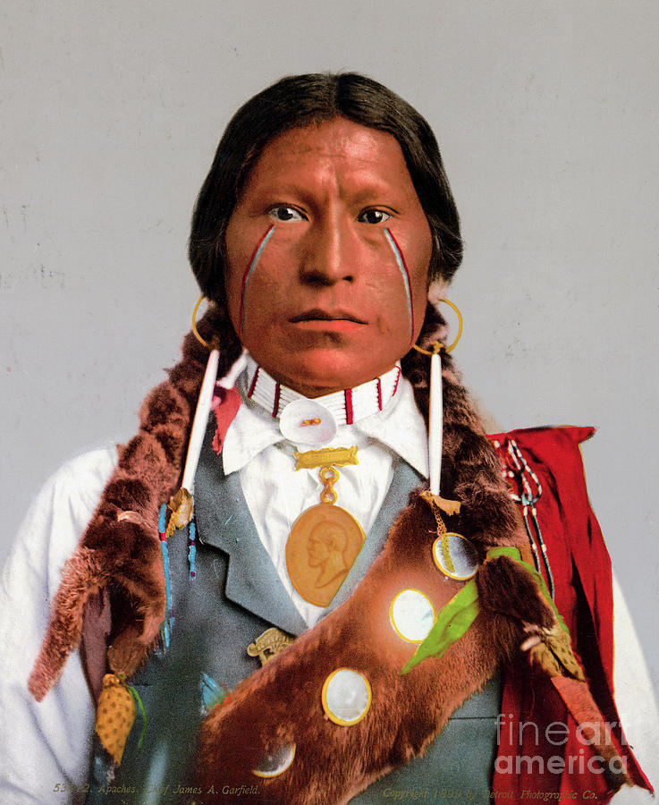 Portrait Of Apache Chief James A Photograph by Bettmann