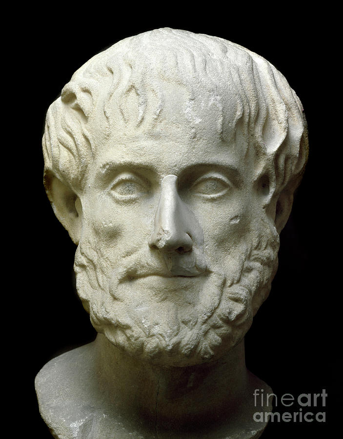 Portrait Of Aristotle, Marble Sculpture Photograph by Lysippos