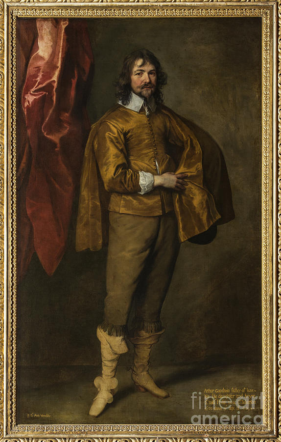 Portrait Of Arthur Goodwin 1639 Painting By Anthony Van Dyck Fine