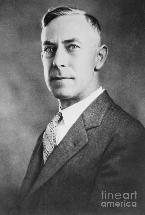 Portrait Of August Vollmer Photograph by Bettmann