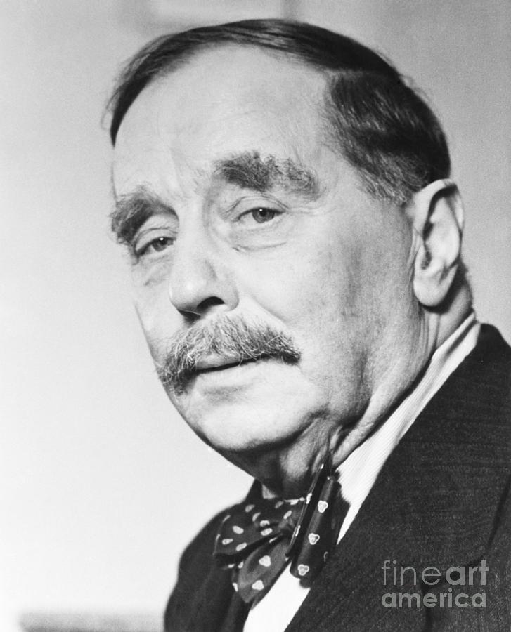 Portrait Of Author H.g. Wells Photograph by Bettmann