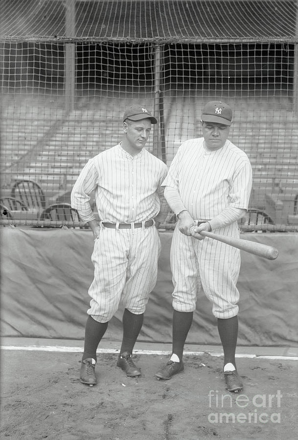 Portrait Of Babe Ruth And Lou Gehrig Photograph by Bettmann