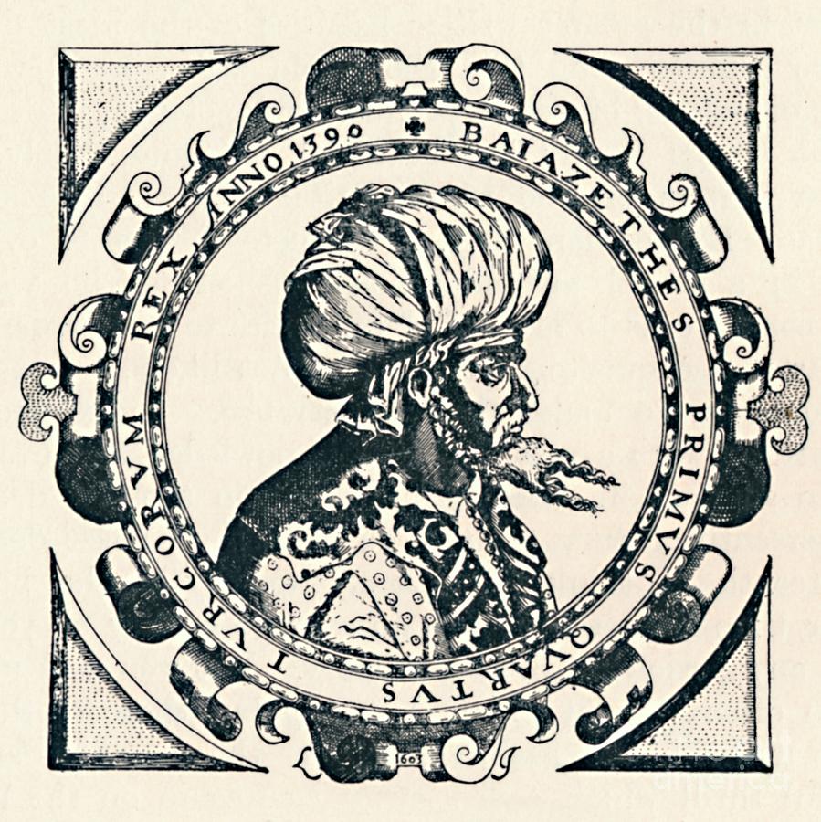 Portrait Of Bajazet 1603 Drawing by Print Collector