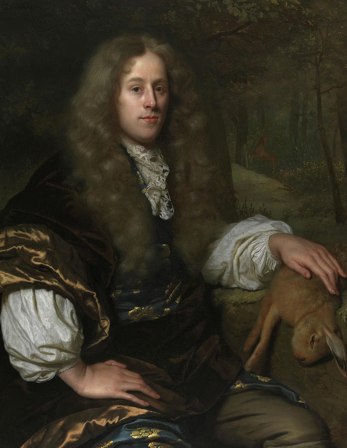 Portrait of Barthout van Slingelandt Painting by Godefridus Schalcken ...