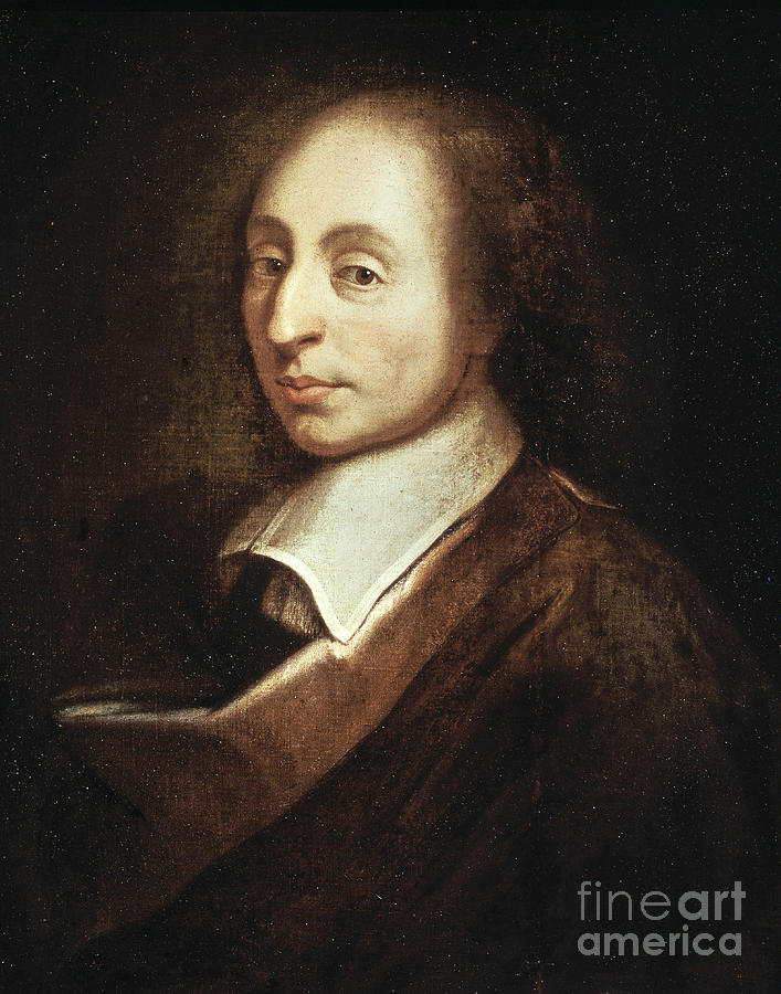 Portrait Of Blaise Pascal - Painting By Francois Quesnel Painting by ...