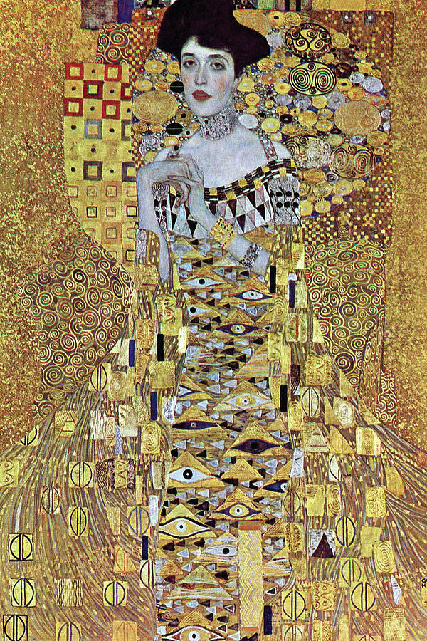 Portrait Of Block-bauer Painting By Gustav Klimt - Fine Art America