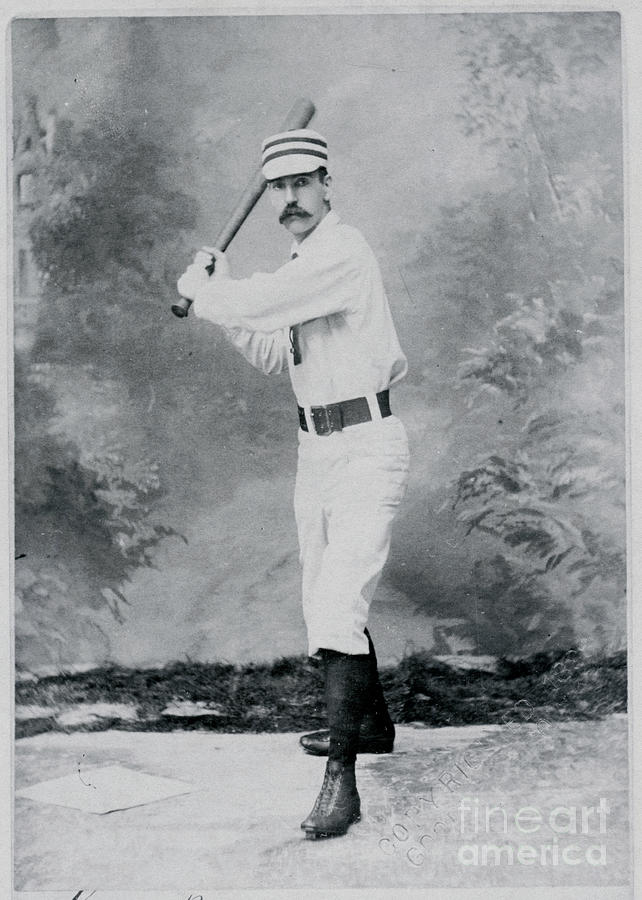 Portrait Of Bob Ferguson Batting Photograph by Bettmann