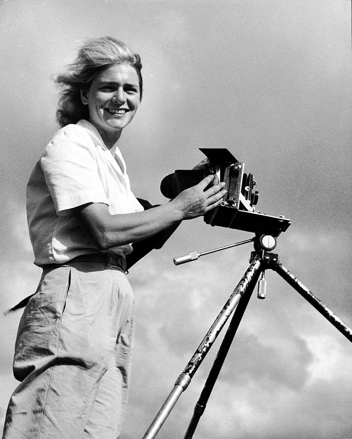 Portrait Of Bourke-White Photograph by Margaret Bourke-White