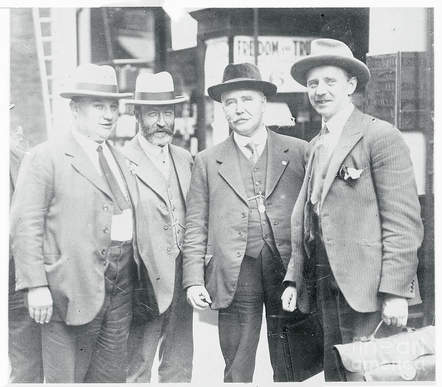 Portrait Of British Labor Union Leaders Photograph by Bettmann