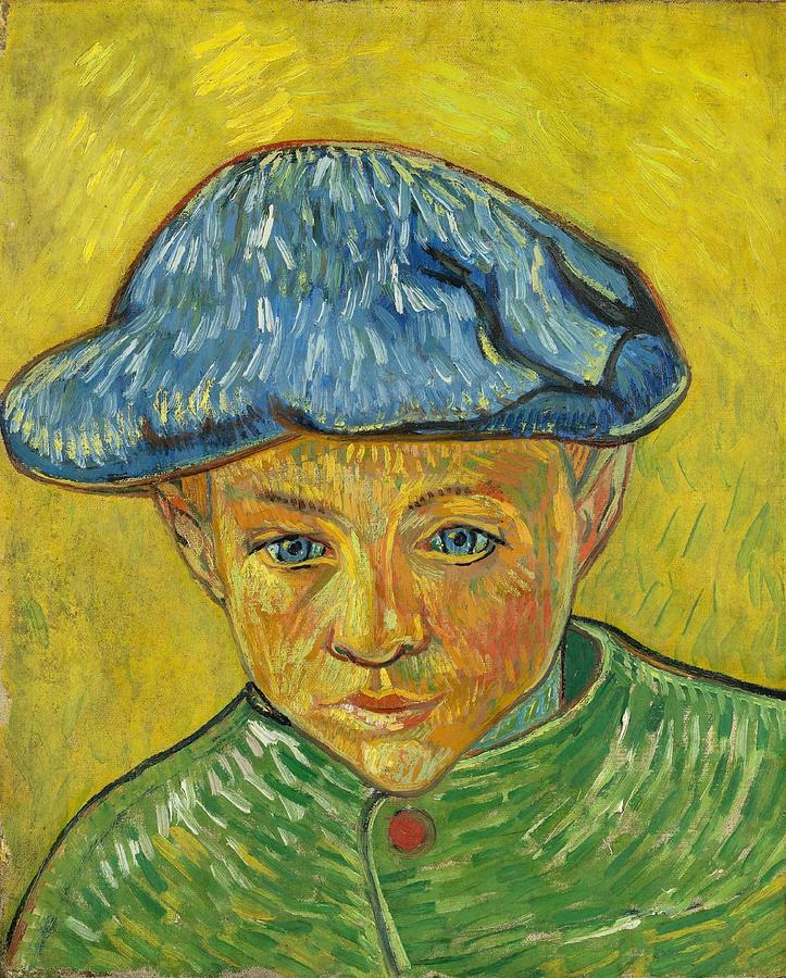 Portrait of Camille Roulin. Painting by Vincent van Gogh -1853-1890-