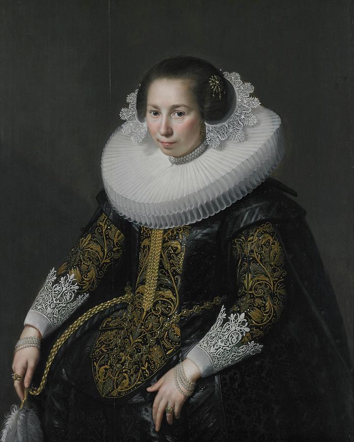 Portrait Of Catharina Van Voorst Painting by Johannes Paulus Moreelse