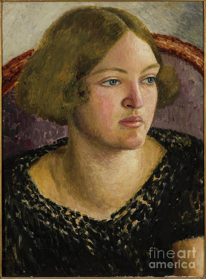 Portrait Of Catherine Carrington, C.1926 Painting by Dora Carrington
