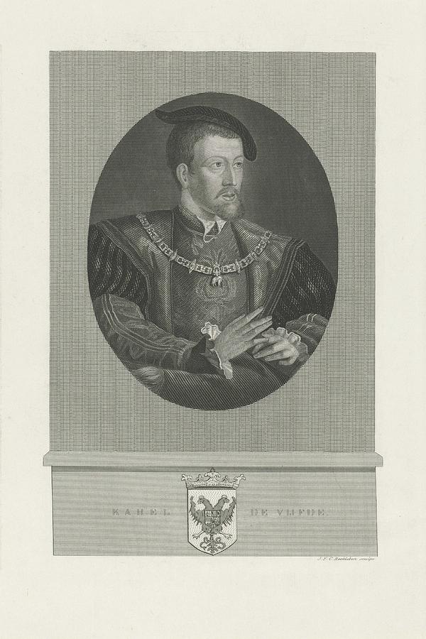 Emperor Painting - Portrait Of Charles V, Jan Frederik Christiaan Reckleben, 1847 - 1849 by Jan Frederik Christiaan Reckleben Emperor Painting - Portrait Of Charles V, Jan Frederik Christiaan Reckleben, 1847 - 1849 by Jan Frederik Christiaan Reckleben