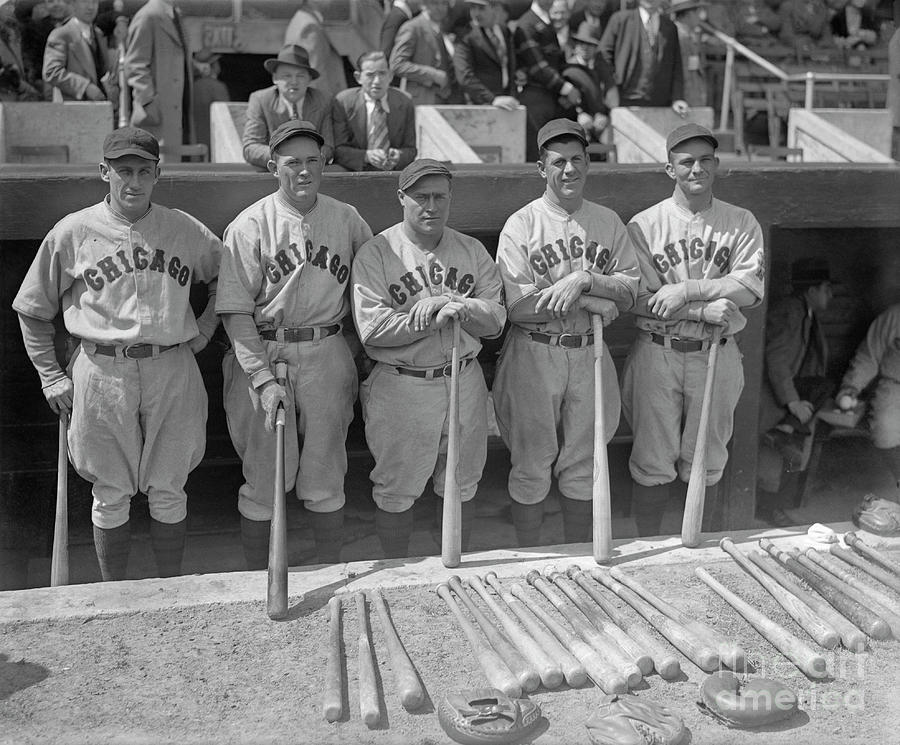 New York Giants Baseball Team Wood Print by Bettmann 