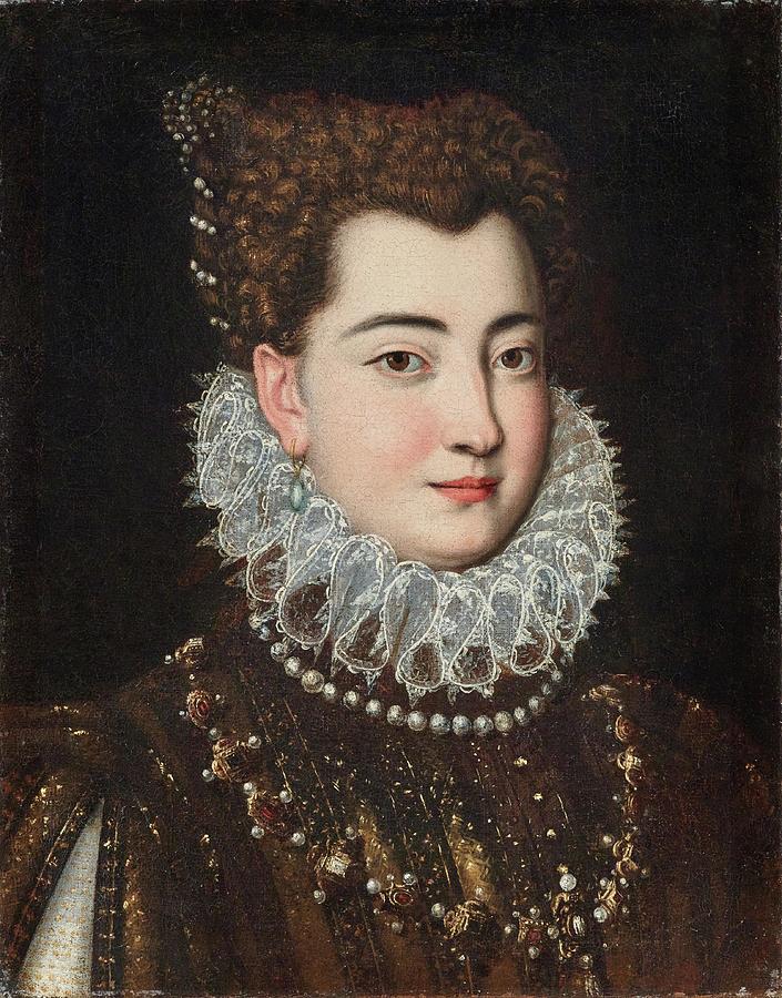 Portrait Of Clelia Farnese Painting by Scipione Pulzone - Fine Art America