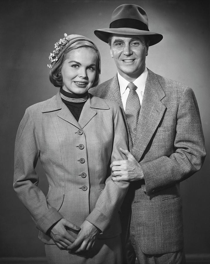 Portrait Of Couple Photograph by George Marks