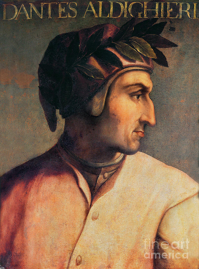 Portrait Of Dante Alighieri Painting by Unknown Artist