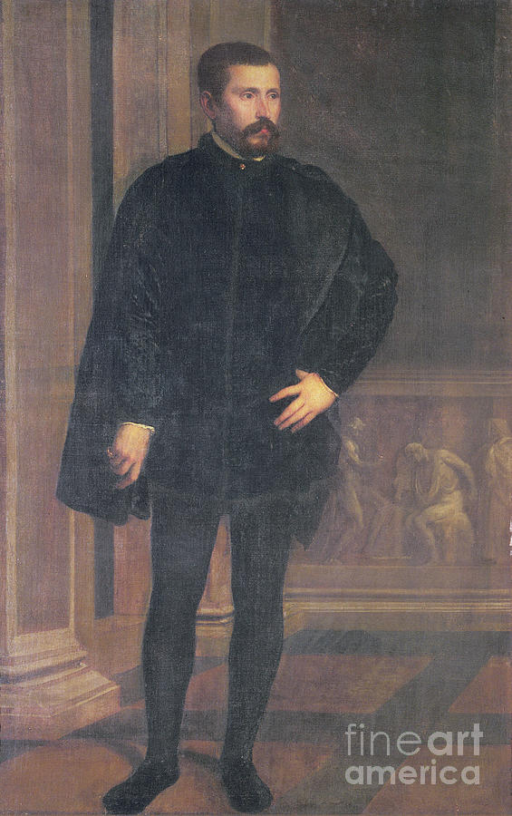Portrait Of Diego Hurtado De Mendoza Painting by Titian Pixels