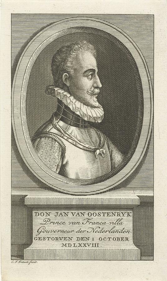 Portrait Of Don Juan Of Austria, Christian Friedrich Fritzsch, 1753 - 1774 B Painting