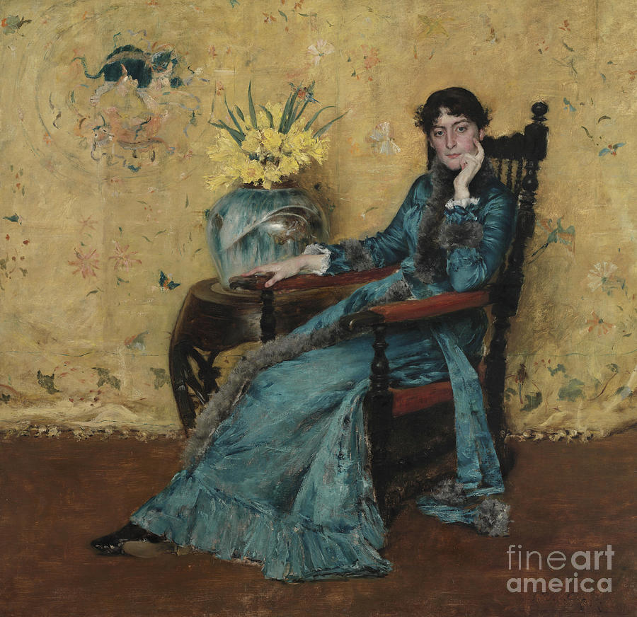 Portrait of Dora Wheeler Painting by William Merritt Chase