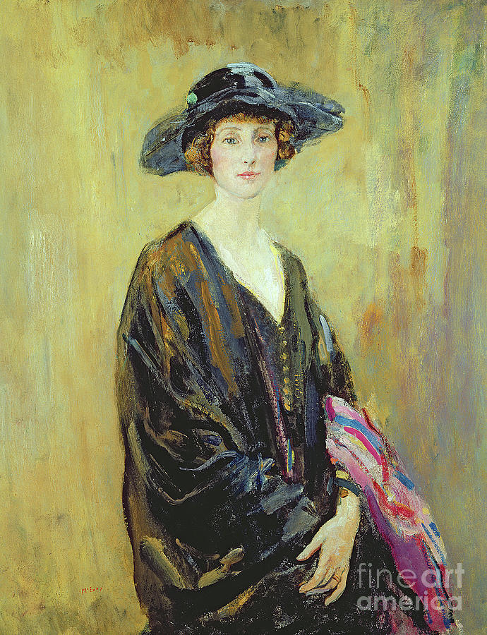Portrait Of Dorothy Una Ratcliffe Painting by Ambrose Mcevoy