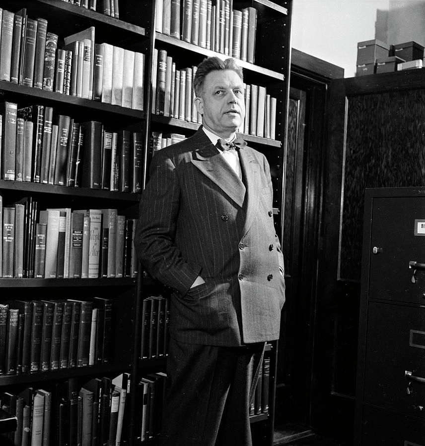 Portrait Of Dr. Kinsey Photograph by Wallace Kirkland