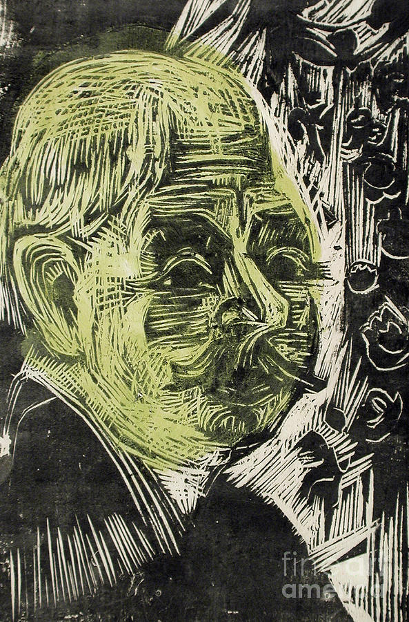 Portrait of Dr Spengler, 1919 Painting by Ernst Ludwig Kirchner