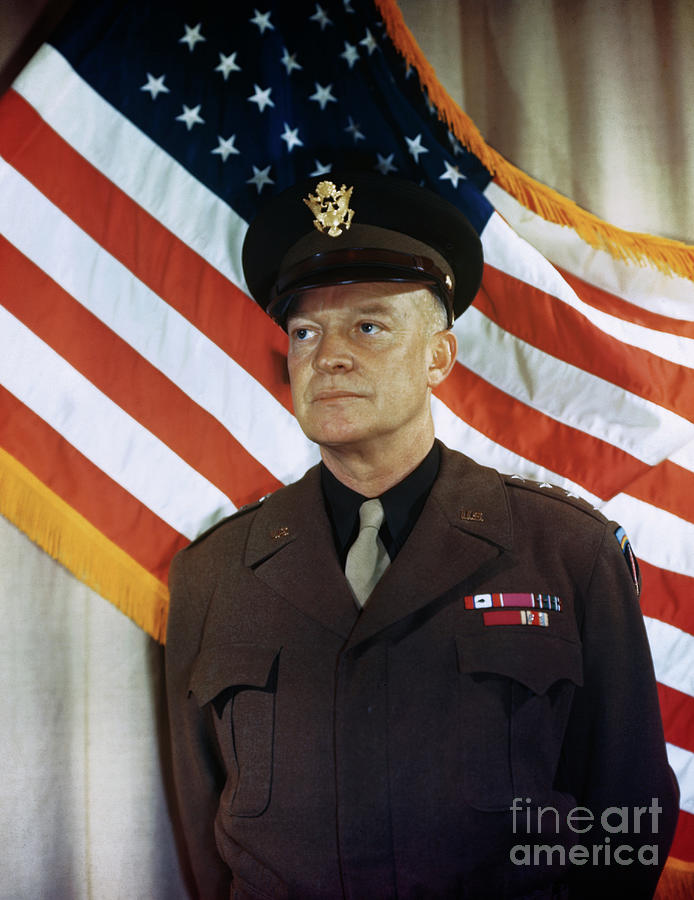 Portrait Of Dwight Eisenhower Photograph by Bettmann