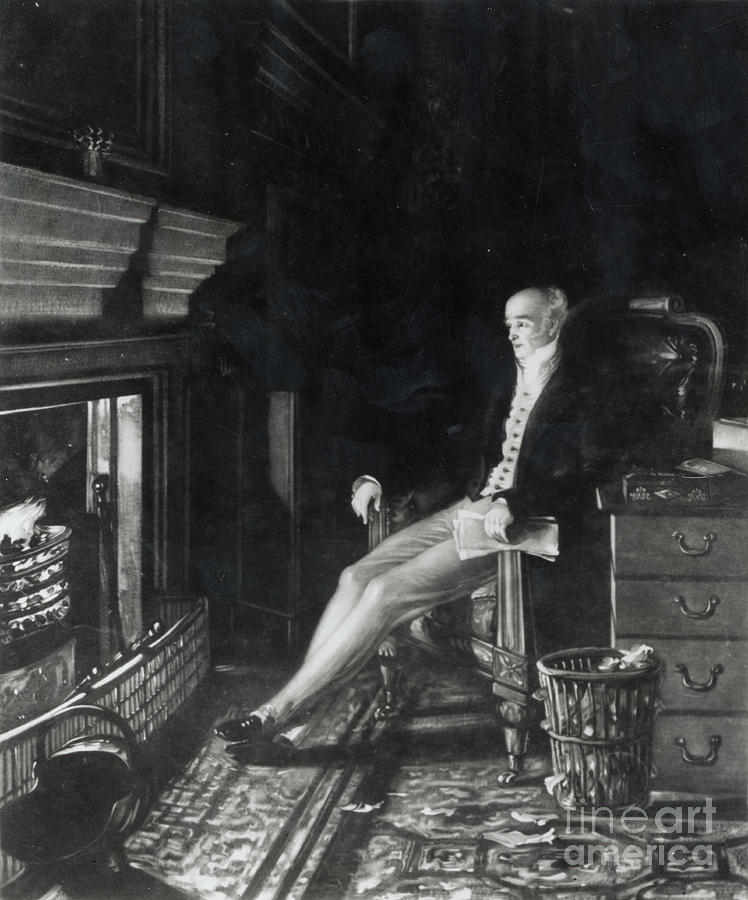 Tea Painting - Portrait Of Earl Grey by English School