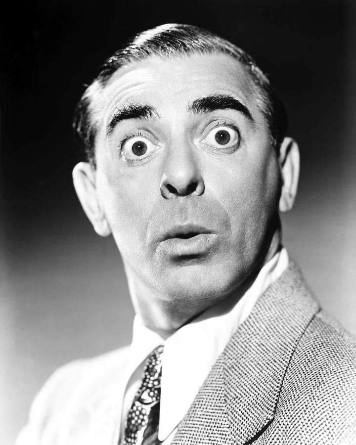 Portrait Of Eddie Cantor Looking At Camera Photograph by Globe Photos ...