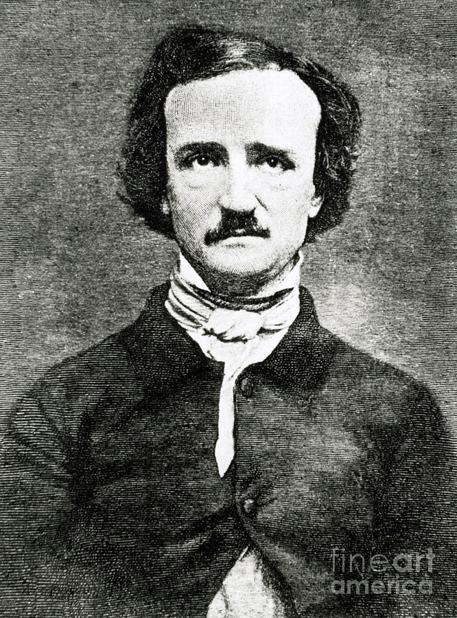 Portrait Of Edgar Allen Poe Photograph by Science Photo Library