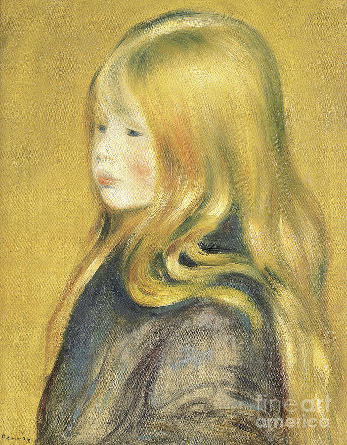 Portrait of Edmond Renoir, Jr., 1888 Painting by Pierre Auguste Renoir