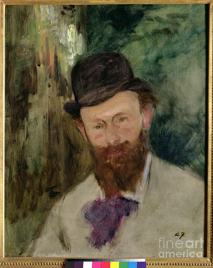Artist Painting - Portrait Of Edouard Manet by Charles Emile Auguste Carolus-duran