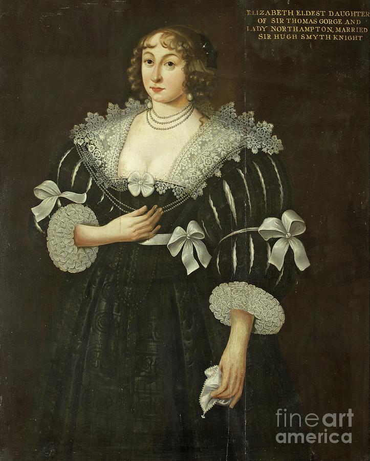Portrait Painting - Portrait Of Elizabeth Gorges by English School