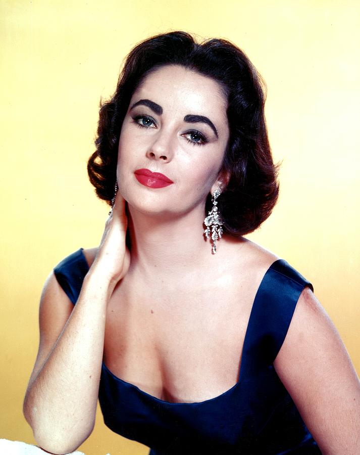 Portrait Of Elizabeth Taylor In The Photograph by Api