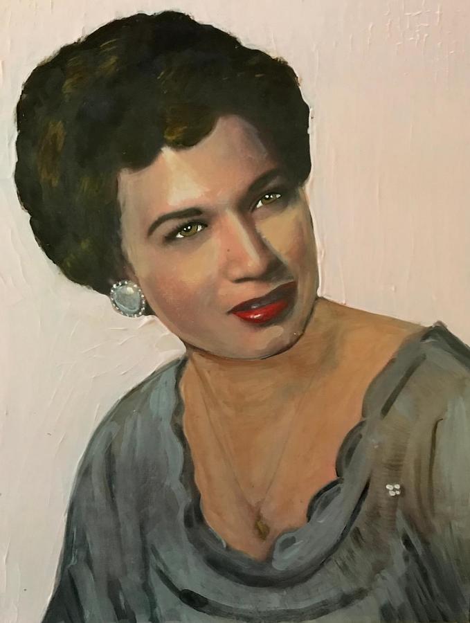 Portrait of Eloisa Ramirez Painting by Gary Springer