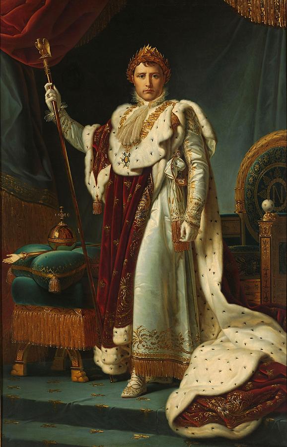 Portrait of Emperor Napoleon I Painting by Vincent Monozlay