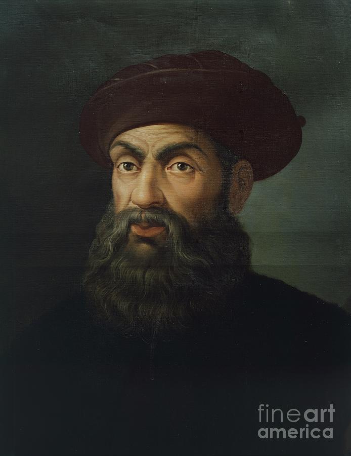 Portrait Of Ferdinand Magellan Painting by European School