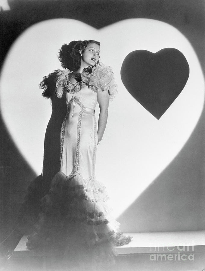 Valentines Day Photograph - Portrait Of Frances Drake by Bettmann