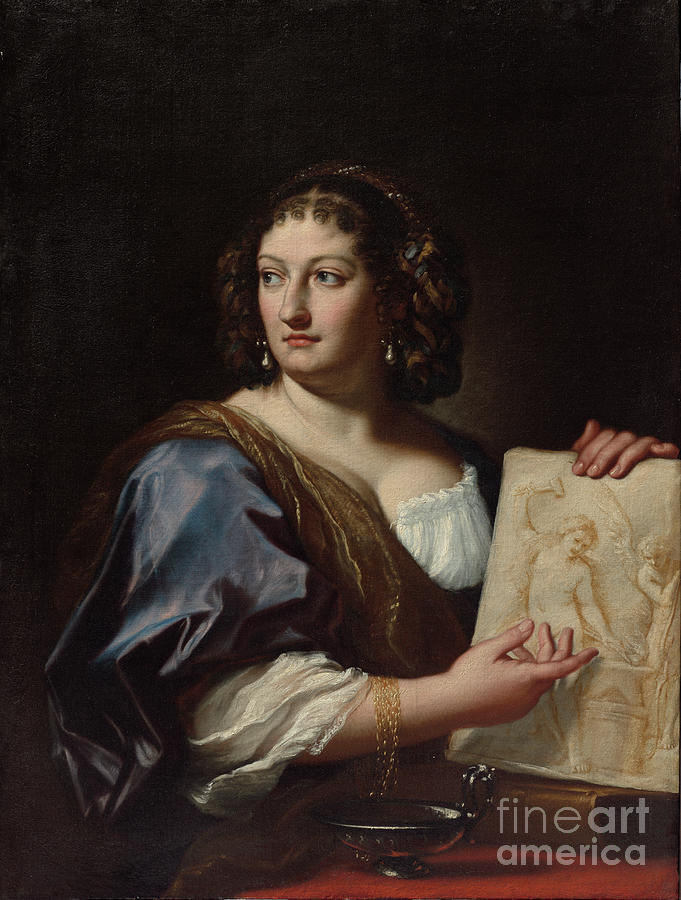 Portrait Of Francesca Gommi Maratti Painting by Carlo Maratti - Fine ...
