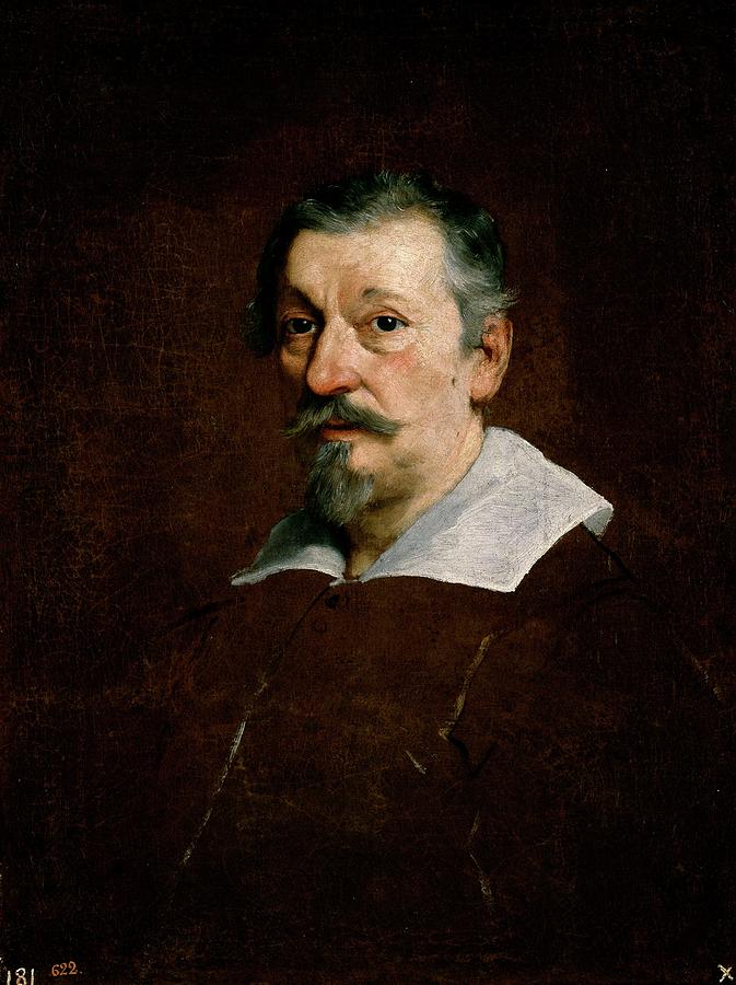 Andrea Sacchi Painting - Portrait of Francesco Albani, 1635, Italian School, Oil on canvas, 73 cm x 54 c... by Andrea Sacchi -1599-1661-