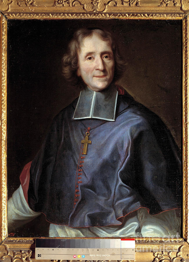 Portrait Of Francois De Pons De Salignac De La Mothe-fenelon Painting by Joseph Vivien