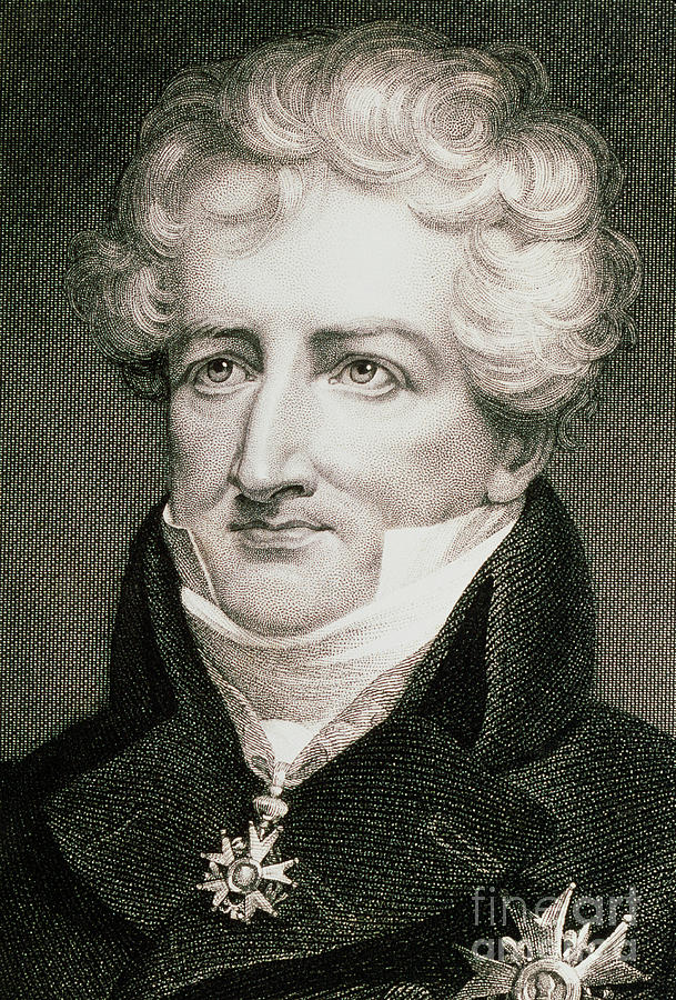 Portrait Of French Zoologist Georges Cuvier Photograph by George Bernard/science Photo Library