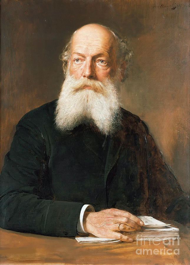 Portrait Of Friedrich August Kekule Von Drawing by Heritage Images