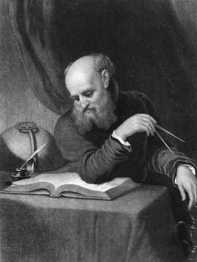 Portrait Of Galileo Photograph by Kean Collection