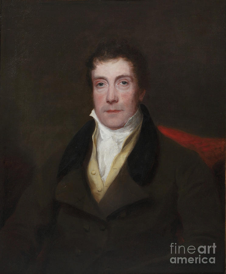 Portrait Of George Beadnell, 1830-35 Painting by Henry William Pickersgill