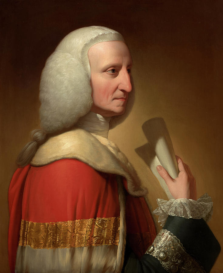 Benjamin West Painting - Portrait of George, First Lord Lyttelton, 1771 by Benjamin West