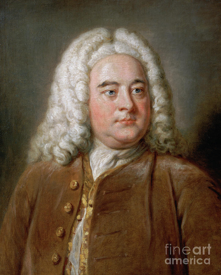 Portrait Of George Frederick Handel Painting by William Hoare